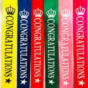 Congratulations Sash