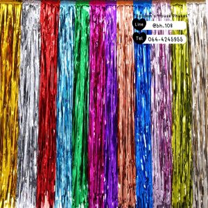 Party Tinsel Curtain Backdrop