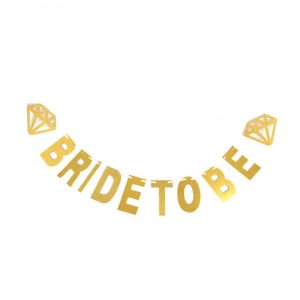 BRIDE TO BE Diamond Flag