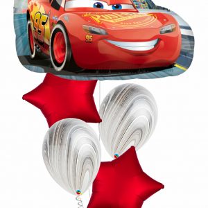 Lightning McQueen Balloons Bouquet