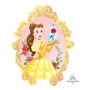Beauty & The Beast Princess Belle With Rose Foil Balloon