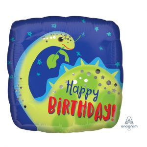 Brontosaurus Happy Birthday Foil Balloon