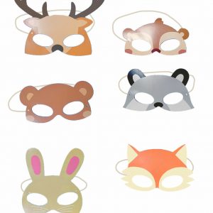 Woodland Animal Masks Photobooth Props