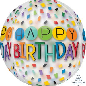 HBD Rainbow Orbz Clear