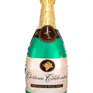 Bubbly Wine Champagne Bottle Foil Balloon
