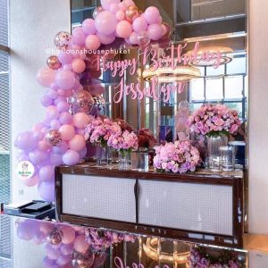 Balloon Garland Set – Pink & Purple