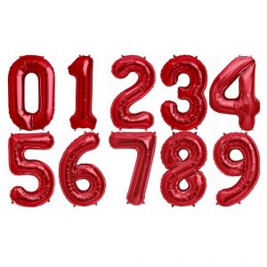 Number foil balloon 40inch (Red)