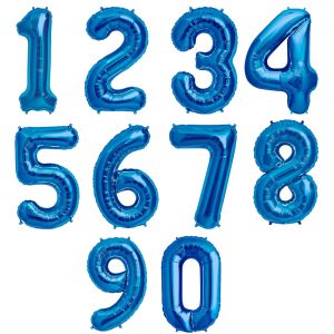 Number foil balloon 40inch (Blue)