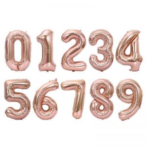 Number foil balloon 40inch (Rose Gold)