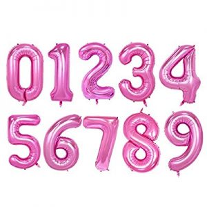 Number foil balloon 40inch (Pink)