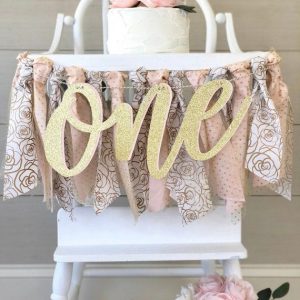 First Birthday High Chair Decorating