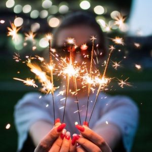 Gold sparklers