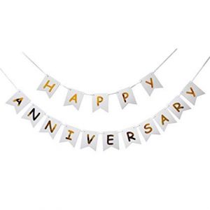 Happy Anniversary - White