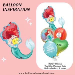 Kids - Disney Princess Ariel Mermaid Balloon Bouquet