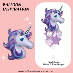 Kids - Pastel Unicorn Dream Balloons Bouquet