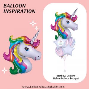 Kids - Rainbow Unicorn Dream Balloons Bouquet