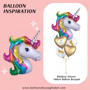 Kids - Rainbow Unicorn Dream Balloons Bouquet