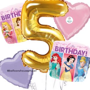 Kids – Disney Princess Foil Balloon Bouquet