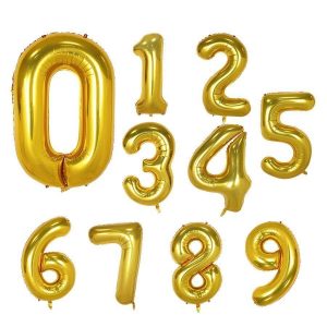 Number foil balloon 40inch (Gold)