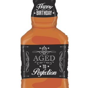 Whiskey Happy Birthday Foil Balloon