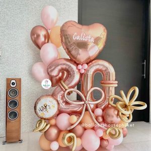 Number Balloon Centrepiece