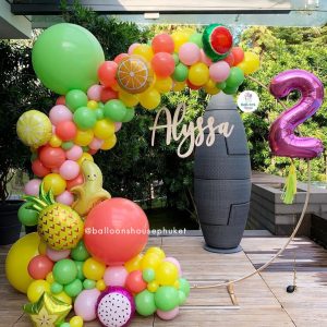 Organic Balloon Decoration – Colorful