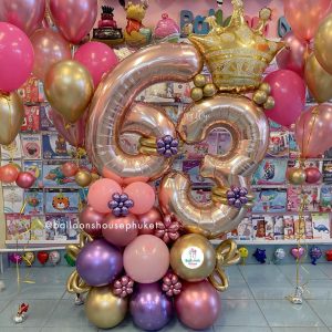 Number Balloon Centrepiece