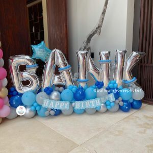 Alphabet Balloon Centrepiece