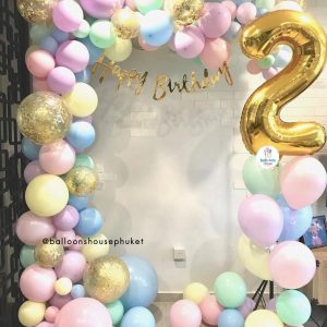 Organic Balloon Decoration – Pastel