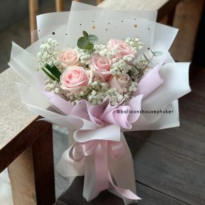 Premium Pink Roses Bouquet
