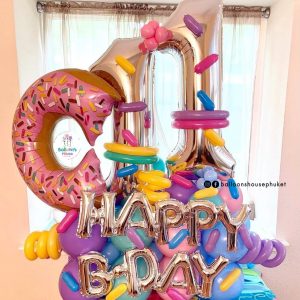 Number Balloon Centrepiece