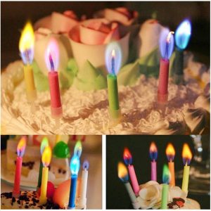 Colorful Birthday Cake Candles