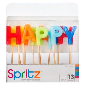 13ct Happy Birthday Pick Birthday Candle