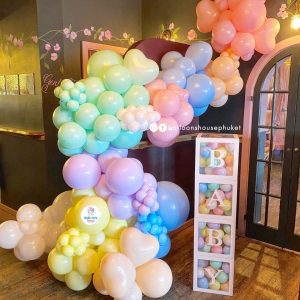 Organic Balloon Decoration – Pastel