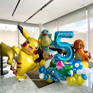 Number Balloon Centrepiece – Pokemon