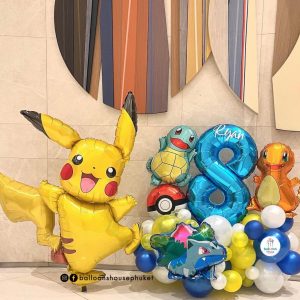 Number Balloon Centrepiece – Pokemon