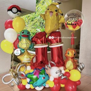 Number Balloon Centrepiece – Pokemon