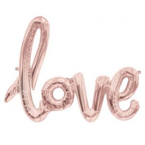 LOVE SCRIPT - ROSE GOLD (AIR-FILL ONLY)
