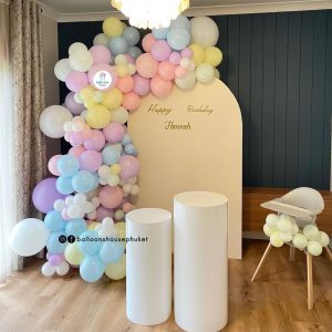 Organic Balloon Decoration – Pastel