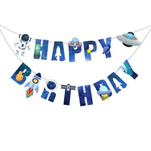 Happy Birthday Letter Bunting - Space Astronaut Themed