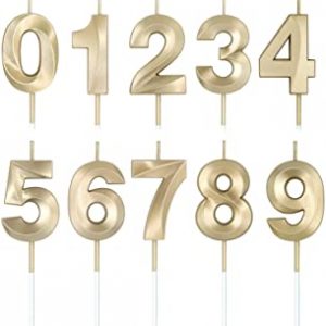 Happy Birthday Cake Candles Numeric Candles