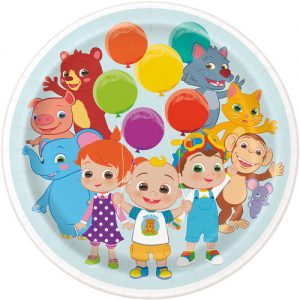 COCOMELON ROUND DINNER PLATES