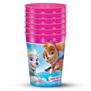 PAW Patrol Girls themed plastic cups