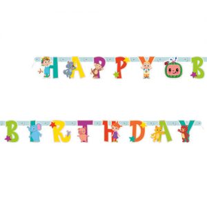 COCOMELON JOINTED HAPPY BIRTHDAY BANNER