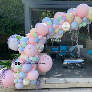 Organic Balloon Decoration – Pastel