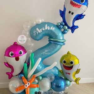 Number Balloon Centrepiece