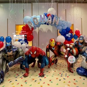 Organic Balloon Decoration – Superhero