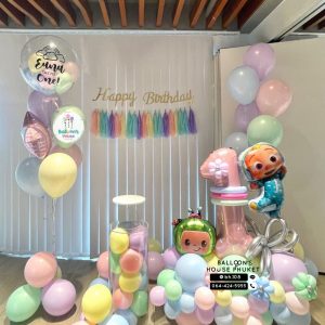 Number Balloon Centrepiece – Cocomelon