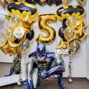 40inch Foil Number & Bouquet Balloon Set