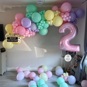 Organic Balloon Decoration – Pastel